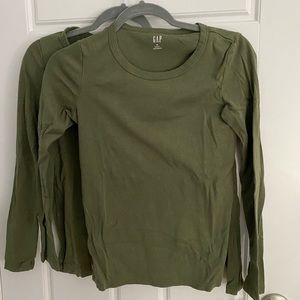 Gap Olive Green long sleeve shirts